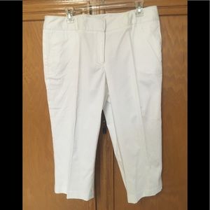 Dahlia Collection petite white crop  highwaist